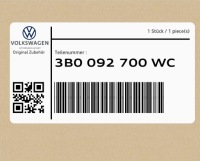 фото thumb №1, 1 набір гвинт 3b0092700wc vw tiguan t-roc golf passat