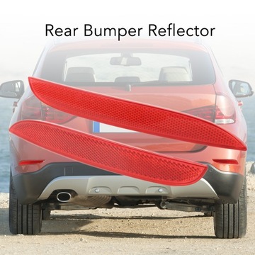 1 para reflektor tylnego zderzaka 63142990863