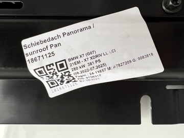 фото thumb №11, Bmw x7 g07 lci рестайлінг панорама sunroof скляний дах люк sky lounge