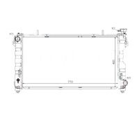 фото thumb №1, Радіатор chrysler voyager 01- 4809238