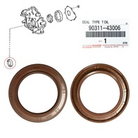 фото thumb №1, Сальник вала коленчатого перед lexus gs400 gs430 ls430 1uz 2uz 3uz oem