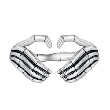 Серебряное открытое кольцо РУКИ РЕГИВЕРА S925