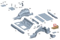 Купити Mercedes-benz eqs v297 left сторона crash абсорбер a2976106301, фото thumb