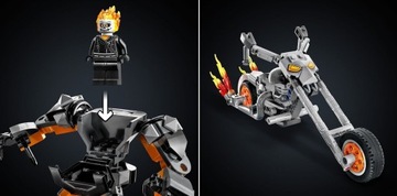 LEGO Marvel Призрачный гонщик — Механ и мотоцикл 76245