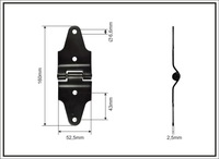 фото thumb №1, Петля шторка середній wihag