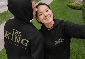 Комплект с капюшоном для пар, подарок King Queen