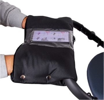 BabyLux K27 муфта-перчатка для санной коляски с карманом для смартфона или телефона