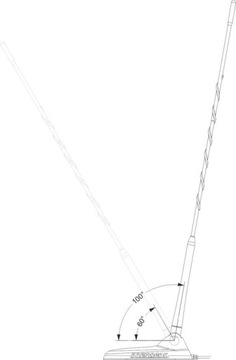 CB ANTENNA PRESIDENT НЬЮ-ЙОРК ШОРТ ВИРДЖИНИЯ ZN8