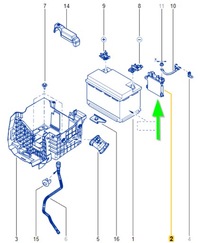 фото thumb №2, Оригінальний номер модуль блок керування акумулятор renault megane scenic 4 espace 5 241148160r