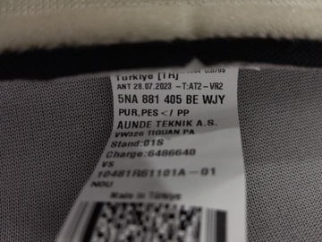 фото thumb №10, 5na881405be wjy обивка обшивка сиденья перед левый vw tiguan 5na 2016+