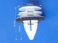 фото thumb №2, 10x mini r50 r55 r56 r58 r59 r60 r61 f55 f56 клипсы обшивка дверей стойка обивка