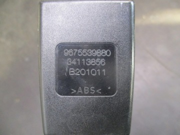 фото thumb №8, Застібка ременя правий перед 9675539880 peugeot 3008 i 09-13 r.