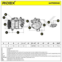 фото thumb №8, Ridex 447k0046 компресор кондиціонера pag 46 r134a do bmw 3 touring e91