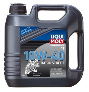 МАСЛО 10W-40 МОТОМОБИК 4T BASIC STREET 4L