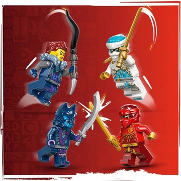 LEGO 71808 NINJAGO Механический элемент огня Кая