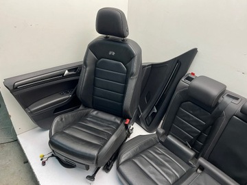 фото thumb №9, Vw golf 7 vii 5g r20 hb r сидіння салон шкіряні шкіра оригінал n 12-20