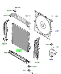фото thumb №9, Оригінальна радіаторів води range rover sport l460 l461 3.0l 2022- lr152200