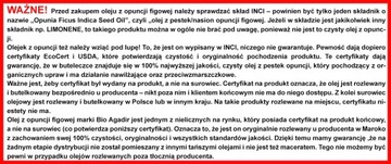 100% чистое масло опунции 30 мл BioAgadir