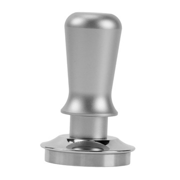 Press Tool Tamper Espresso Handle sabotaż kawy do kuchni 58mm srebrny