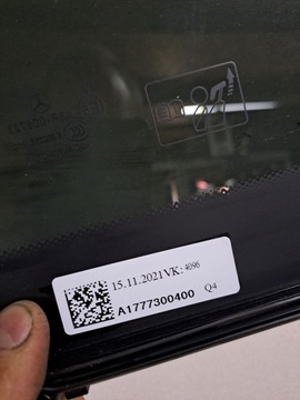 фото thumb №8, Скло трикутник двері праві зад оригінал mercedes a-klasa w177 21r європа