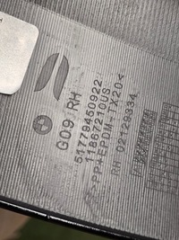 фото thumb №5, Молдинг na крыло правый задняя bmw xm g09 nowa