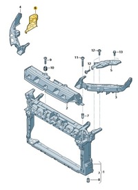 фото thumb №3, Держатель фара правого cupra formentor оригинал 5ff806930