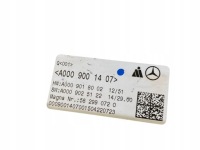 0009001407 mercedes ml gl w166 блок керування камера Оригінал, фото thumb