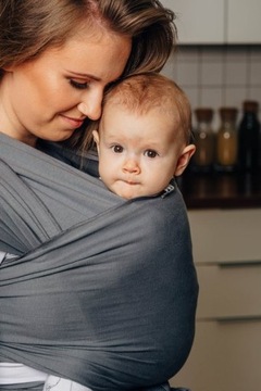 Шарф LennyLamb эластичный - Антрацит (5 м)