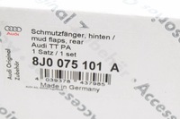 фото thumb №8, Набір задніх бризковики audi tt 8j0075101a оригінальний