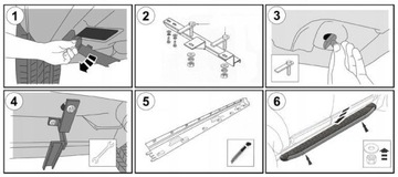 фото thumb №4, Градуси бічні поріг боки пороги планка порогова nissan pathfinder r51 2005-14