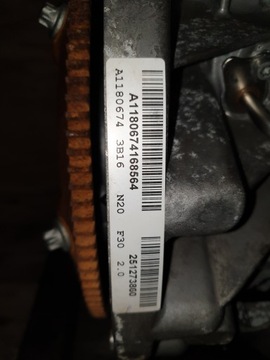 фото thumb №7, Двигатель bmw n20b20b n20 2.0 комплектный f30 f32 f20 f30 528i x3