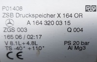 фото thumb №9, Mercedes gl x164 w164 бак воздуха airmatic