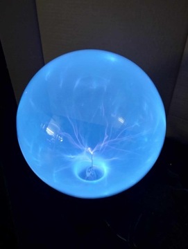 Волшебный синий плазменный шар ночник Fuzzix, окружность 62см