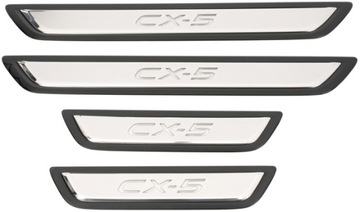 фото thumb №1, Планки пороговые накладки з подсветкой mazda cx-5 kf 2021- оригинал