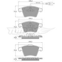 фото thumb №14, Гальмівні колодки гальмівні - tomex brakes - tx 13-931 - вісь перед