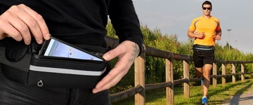 СПОРТИВНЫЕ НАУШНИКИ ДЛЯ ВЕЛОСИПЕДНОГО БЕГА + СУМКА