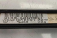 фото thumb №7, Молдинг кровельная левая bmw 4 coupe f32, f82 7374356 2.0l бензиновый 2018