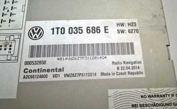 фото thumb №13, Vw rns 510 passat b7 cc tiguan golf радіо навігація eu оригінальний номер 1t0035686e