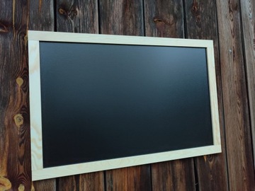 Tablica kredowa na ścianę 90x60 naturalna ECO
