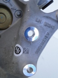 фото thumb №10, Mercedes eqb 243 x243 w243 поворотный кулак ступица задняя левая