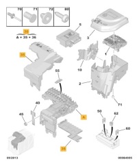 Оригінальний номер psa модуль акумулятор напруги peugeot ds citroen 9800223680 оригінал Ціна, фото thumb