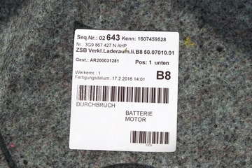 фото thumb №8, Vw passat b8 универсал боковина + ковёр багажника 3g9867427n 3g9867428q 3g9858831