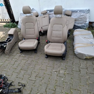 фото thumb №11, Hyundai tucson ii 2 iii 3 15-20 комплект сидінь шкіра бежевий супер стан