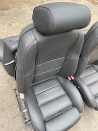 фото thumb №9, Сиденья сиденье левый правые диван bmw e36 cabrio кожа чёрный obszyte