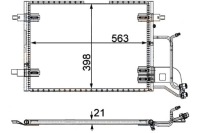 фото thumb №1, Конденсатор радіатор кондиціонера [hella]