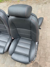 фото thumb №6, Сиденья сиденье левый правые диван bmw e36 cabrio кожа чёрный obszyte