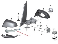 Bmw 2 f45 дзеркало передні праве поворотник 63137377964 2015 Оригінал, фото thumb