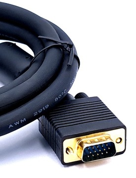 КАБЕЛЬ D-SUB SVGA Удлинитель монитора Вилка VGA — розетка VGA HQ 1,8 м
