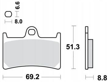 ПЕРЕДНИЕ КОЛОДКИ TRW YAMAHA XT1200 ZA '10-13