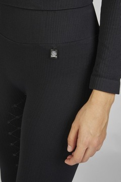 ESKADRON, Legginsy jeździeckie SEAMLESS, DYNAMIC 24, BLACK S